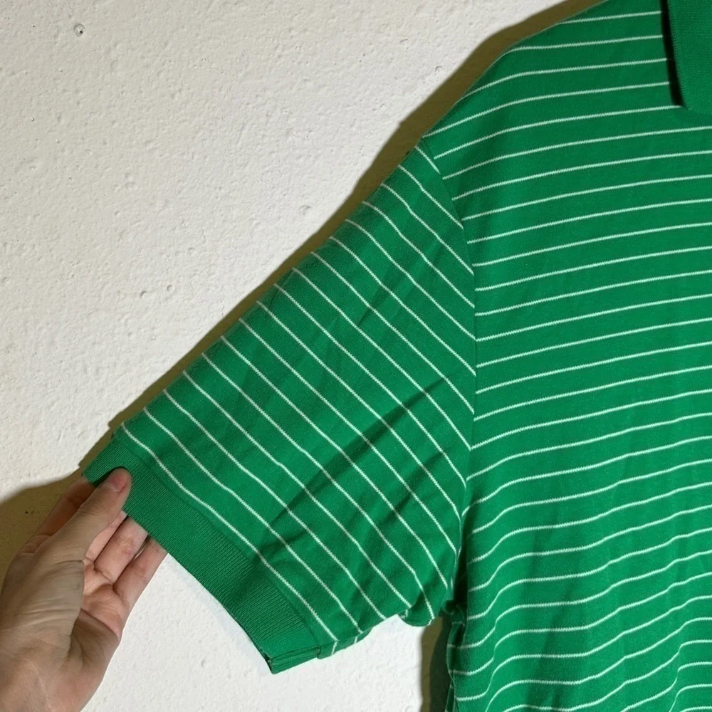 Polo By Ralph Lauren Striped Short Sleeve Polo Top Size Large Men